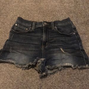 Jean shorts from pink